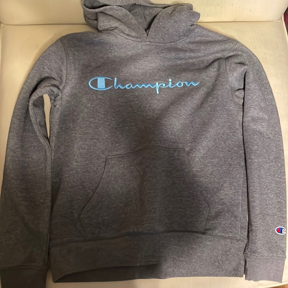 Boys large champion hoodie